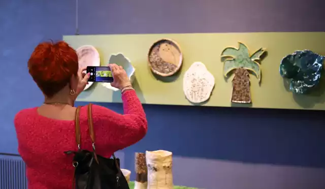 Na wystawie "Ceramika w rozkwicie" w Cieplewie można zobaczyć prace wykonane w różnych technikach