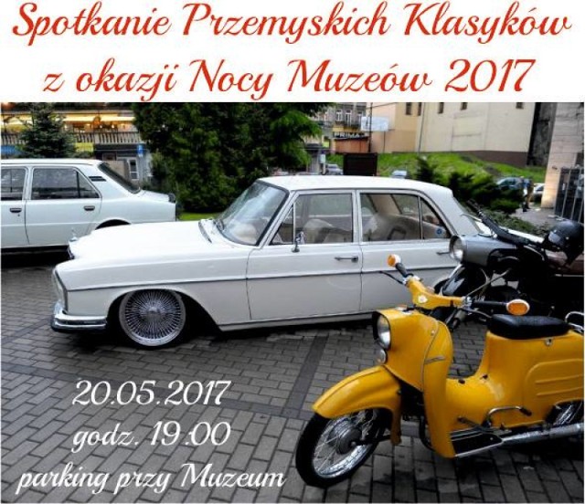 Gmach główny Muzeum Narodowego Ziemi Przemyskiej:
-&nbsp;godz. 19 wystawa studentów III roku projektowania graficznego PWSW w Przemyślu,
-&nbsp;godz. 19.30 prezentacja multimedialna „Socrealizm w Polsce” autorstwa Marty Trojanowskiej,
-&nbsp;godz. 20-20.30 autorskie oprowadzenie po wystawie nasza „Mała stabilizacja” – Przemyśl w latach 50.-60.,
-&nbsp;godz. 20.30 – 21 gwiazda wieczoru zespół Mr. Pollack,
-&nbsp;godz. 20.45-21.15 projekt „Super 8”, czyli specjalny pokaz filmów z Przemyśla z lat 70.,
-&nbsp;godz. 21.30-22 zespół Mr. Pollack

Muzeum Historii Przemyśla:
-&nbsp;godz. 20 w patio muzealnym wyświetlone zostaną filmy z lat 70., zwiedzanie wystaw

Muzeum Dzwonów i Fajek:
-&nbsp;kolekcja fajek i akcesoriów do palenia, zbiór dzwonów, wejście na taras widokowy 38-metrowej wieży

Muzeum Archidiecezjalne:
-&nbsp;od godz. 18 do 23 wystawa ikon, wystawa prezentująca projekt renowacji elementów ikonostasu z Odrzechowej, warsztaty rzemiosła artystycznego

Dom Ukraiński:
-&nbsp;godz. 20-22 zwiedzanie Domu Ukraińskiego, pokaz filmów krótkometrażowych,
godz. 22.30-23.30 audio spacer po Przemyślu

Ponadto pokaz umundurowania i wyposażenia żołnierzy 5 Batalionu Strzelców Podhalańskich, wystawa powojennych jednośladów, zlot zabytkowych samochodów.