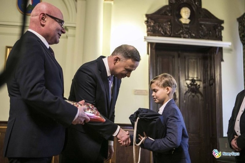 Prezydent Andrzej Duda pogratulował postawy 12-letniemu...
