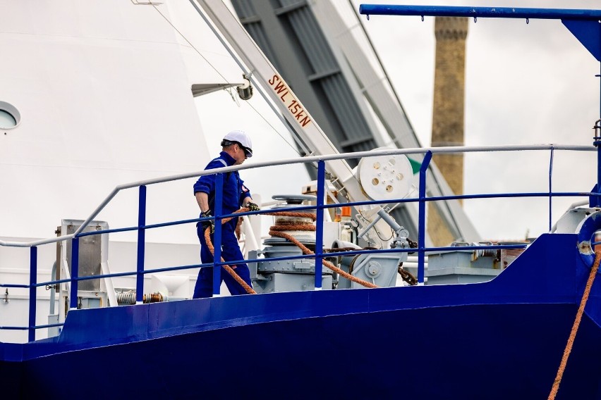 Oceanograf z Uniwersytetu Gdańskiego. Zakończył się pierwszy rejs naukowo-badawczy statku ZDJĘCIA