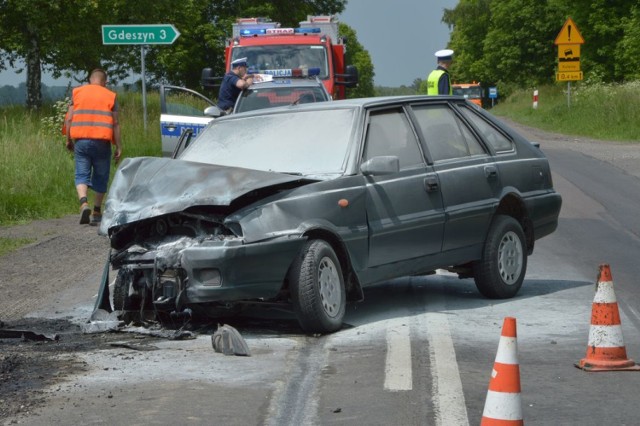 Wypadek w Horyszowie: 79-latek potrącił robotnika, bo oślepiło go słońce