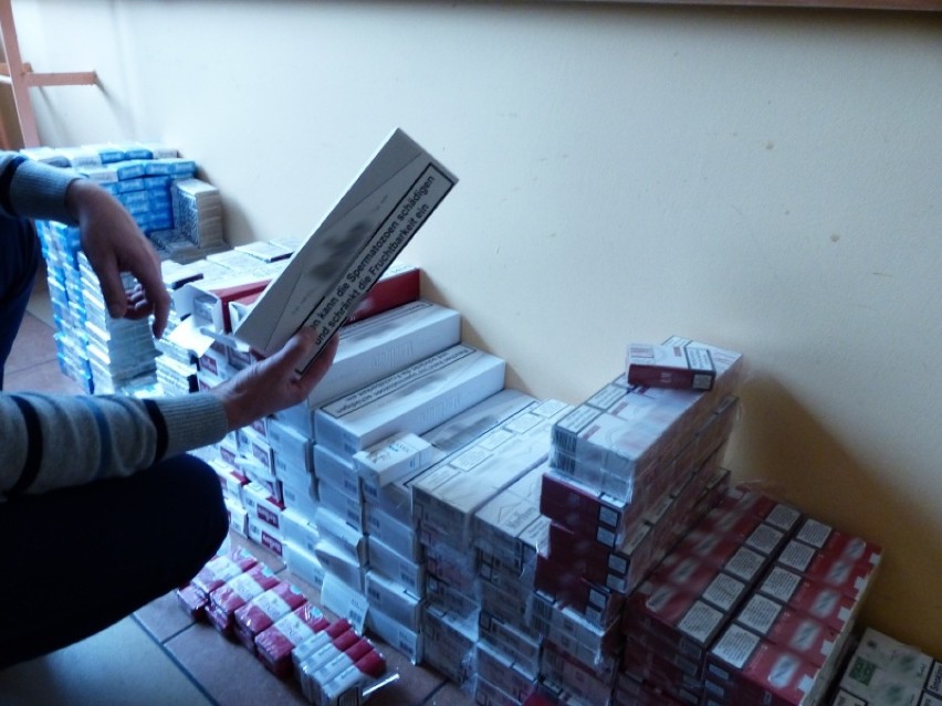 Policja w Kaliszu znalazła 30 tysięcy sztuk papierosów bez akcyzy