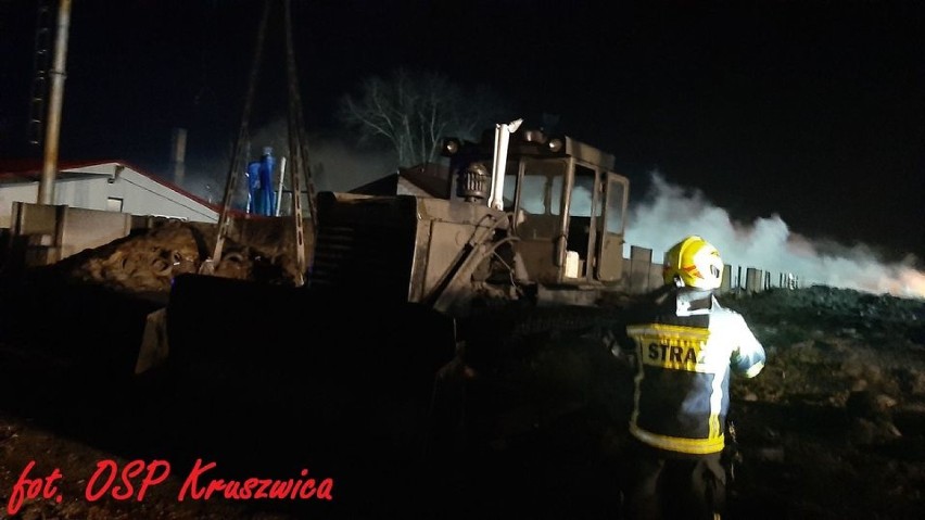 Strażacy z OSP Kruszwica, OSP Pakość i OSP Gniewkowo do...