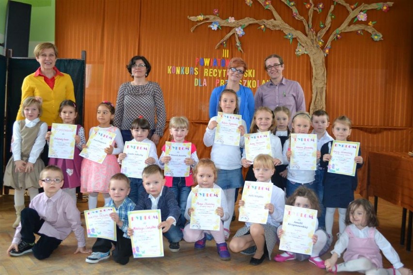Szadek: Powiatowy konkurs recytatorski dla przedszkolaków