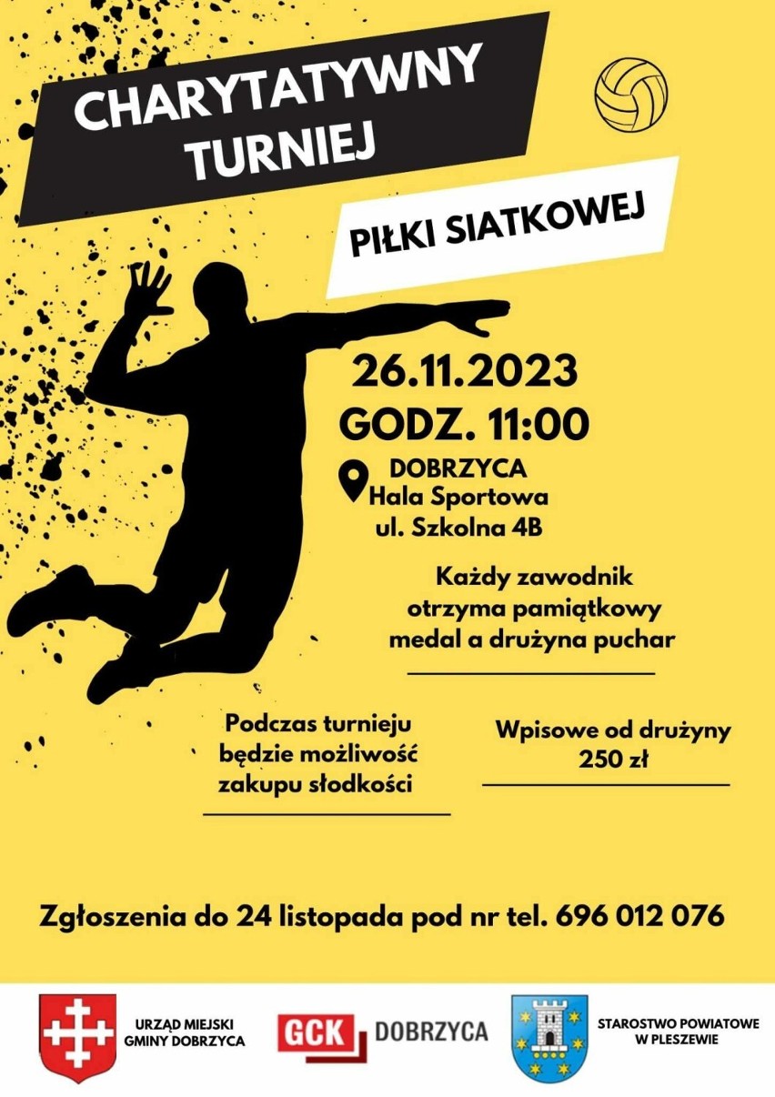 W niedzielę w Dobrzycy odbędzie się charytatywny turniej...