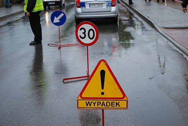 Wypadek w Sokołowie Małopolskim. Trzy osoby zostały ranne