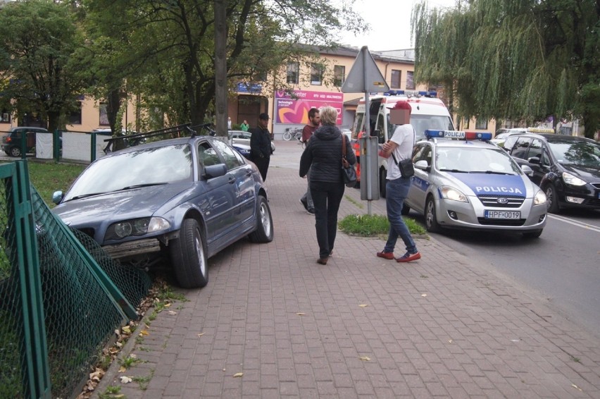 Wypadek na ul. Kościuszki w Radomsku