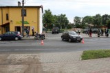 Wypadek w Warlubiu. Motorowerzysta trafił do szpitala 