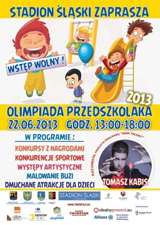 Olimpiada Przedszkolaka na Stadionie Śląskim w Chorzowie już 22 czerwca