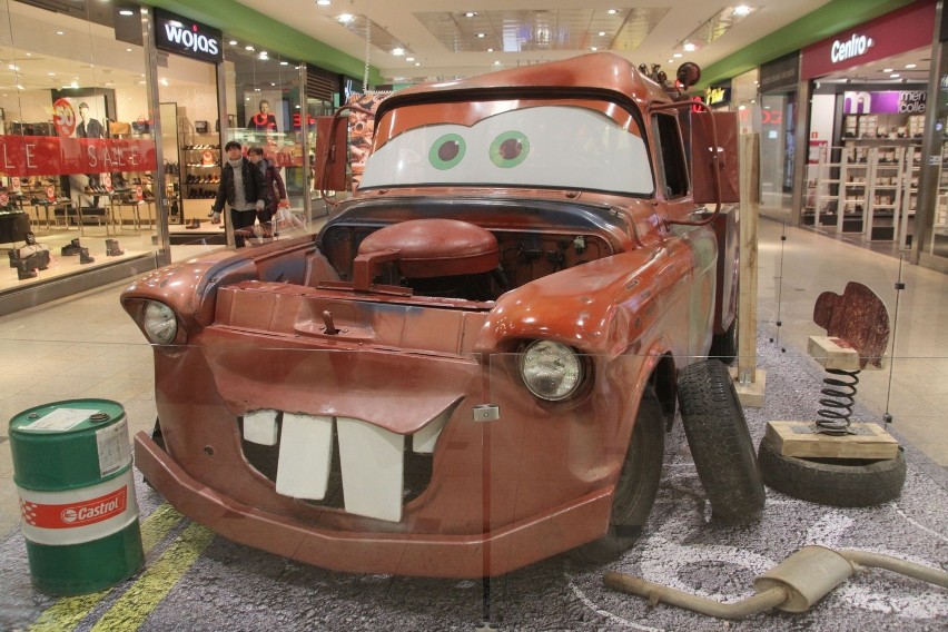 Samochody z filmów animowanych w Galerii Łódzkiej [ZDJĘCIA]