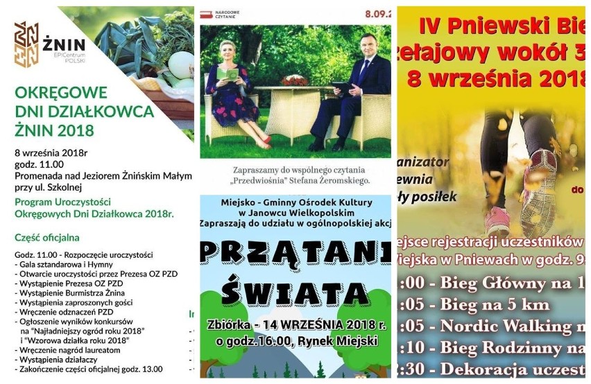 Co będzie działo się w powiecie żnińskim? [zapowiedzi wydarzeń]