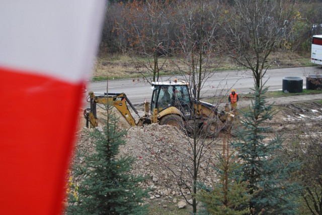 Obwodnica Olkusza. Praca wre nawet w święto