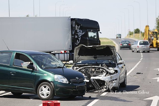 Wypadek przy ul. Uczniowskiej w Wałbrzychu