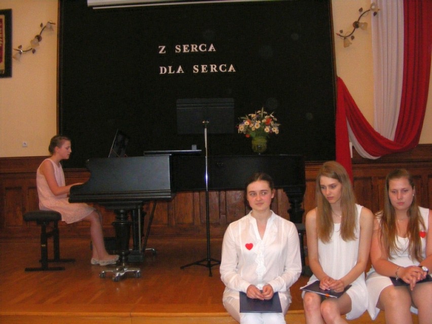 Z sercem dla serca - koncert w I Liceum Ogólnokształcącym w Krotoszynie 