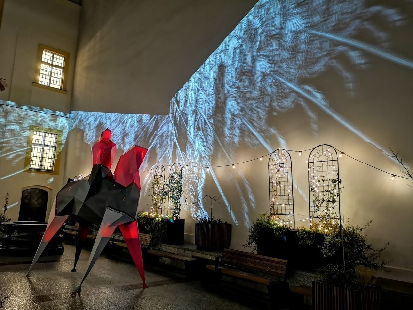 Mapping w siedzibie głównej Muzeum Krakowa