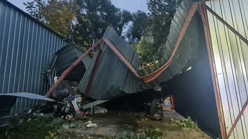 Wichura w powiecie szamotulskim. Strażacy mieli pełne ręce pracy. Blisko 80 akcji [FOTO]