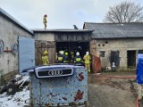 Pożar stodoły w Miszewie - na szczęście bez poważnych strat