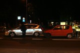 Wypadek w Chorzowie na Batorego: Radiowóz i seicento [ZDJĘCIA]
