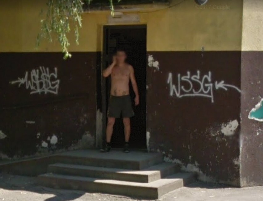 Zdjęcia Google Street View zrobione w Dąbrowie Górniczej