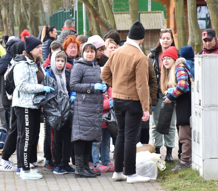 Malbork. Goście z Ukrainy posprzątali park. W ten sposób chcieli podziękować za to, jak zostali przyjęci w mieście
