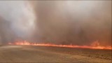 Pożar ścierniska w Goraninie. Zastęp z Czerniejewa z problemami na miejscu zdarzenia [FOTO, FILM]