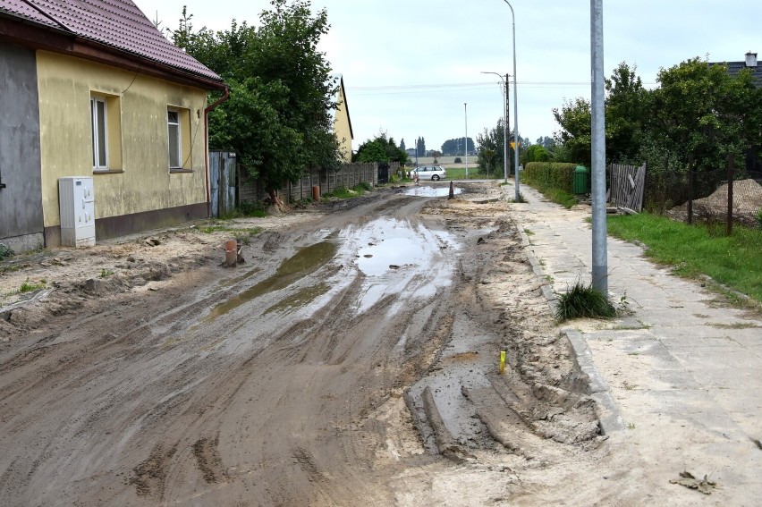 Trwa przebudowa ulicy Polnej i Traugutta wraz z Placem Traugutta w Sławnie