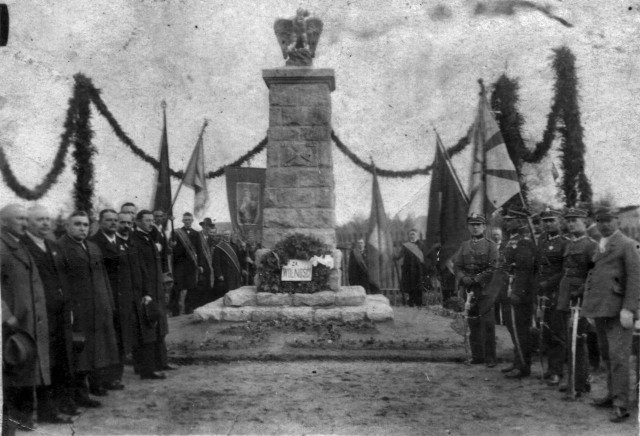 Tak wyglądał pomnik wybudowany w 1929 roku