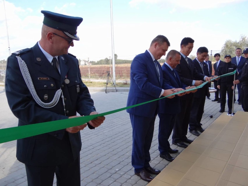 Na terenie przejścia granicznego w Terespolu oddano do użytku skaner do prześwietlania pociągów towarowych