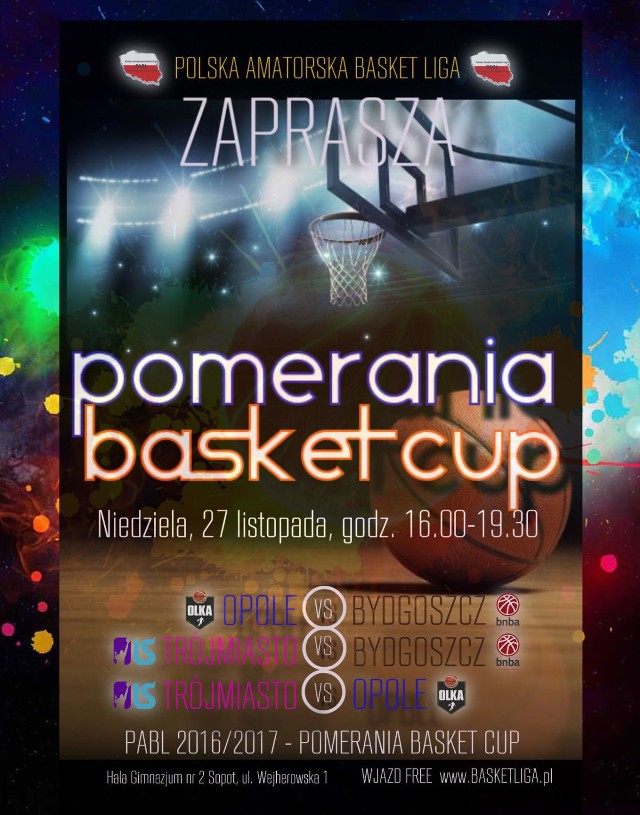 Turniej Pomerania Basket Cup w ramach polskiej ligi koszykówki amatorskiej 2016/2017