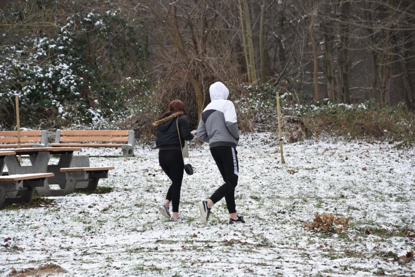 Park Poetów warto odwiedzić o każdej porze. Zimą też jest...