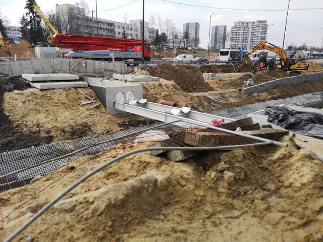 Postępują prace na budowie linii tramwajowej z Krowodrzy Górki do Górki Narodowej.