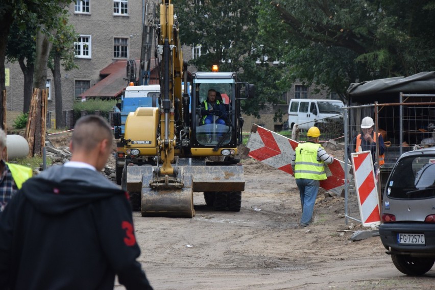 Niewybuch znaleziono przy ul. Borowskiego w Gorzowie.