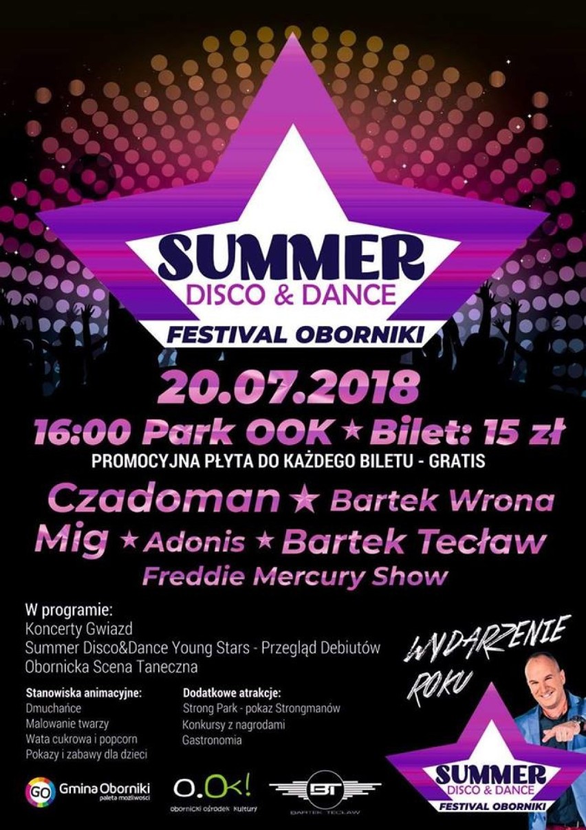 Wielki festiwal muzyki disco polo już jutro w Obornikach