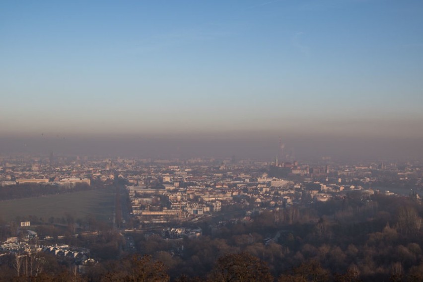 Ogromny smog nad Krakowem