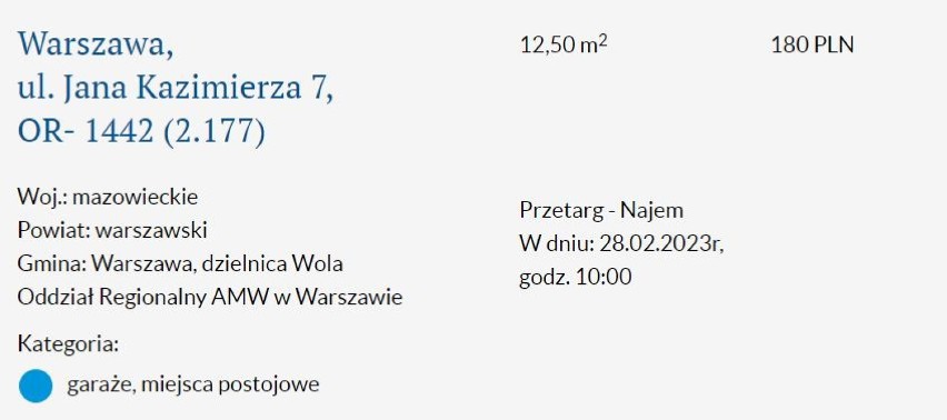 Warszawa, ul. Jana Kazimierza 7, OR- 1442 (2.177)...