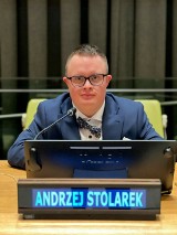 Andrzej Stolarek z Tczewa opowiadał w ONZ o życiu osób niepełnosprawnych 