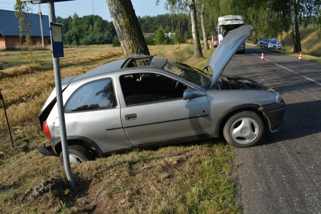 Wypadek na trasie Złotów - Zakrzewo