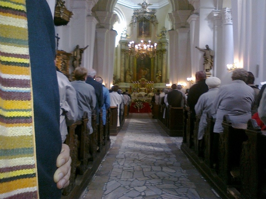 Relikwie św. Jana Marii Vianneya w grodziskiej Farze.Fot....