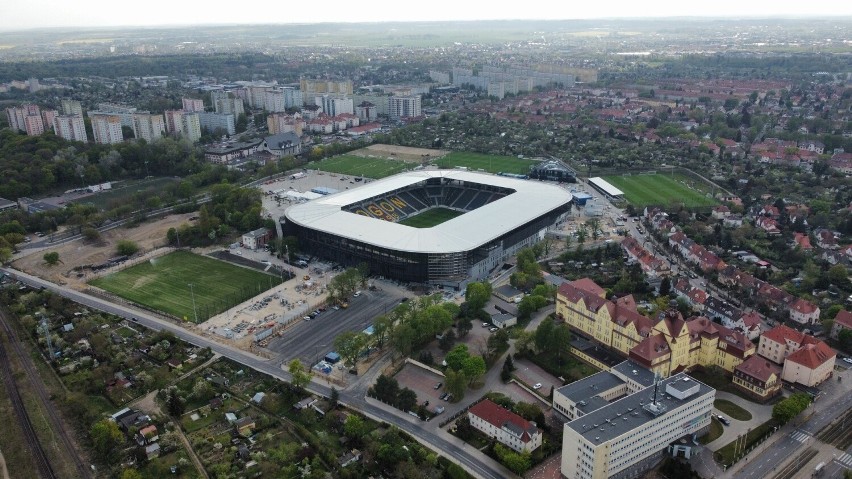 Budowa Stadionu Pogoni jest coraz bliżej ukończenia.