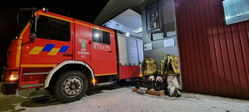 Strażacy Ochotniczej Straży Pożarnej w Łebuni organizują...