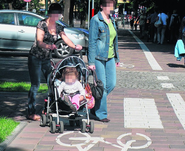 Niestety, niewiele osób zwraca uwagę na ścieżkę rowerową