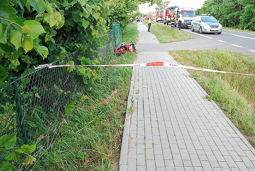 Wypadek w Kolbuszowej Dolnej. Zginął motocyklista