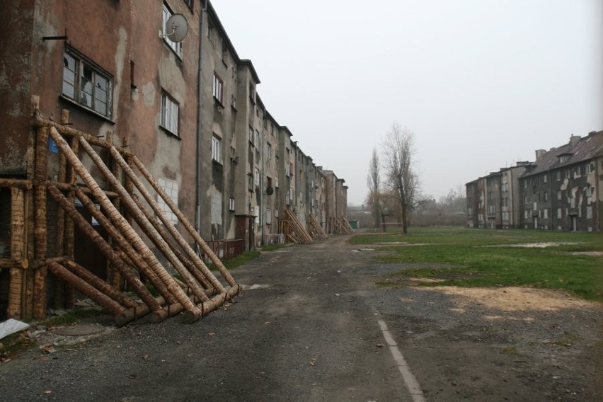 Tak wyglądały budynki przez wyburzaniem