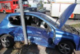 Wypadek obok WORD-u w Tarnobrzegu. Jeden z kierowców wjechał na skrzyżowanie mimo palącego się czerwonego światła [ZDJĘCIA]
