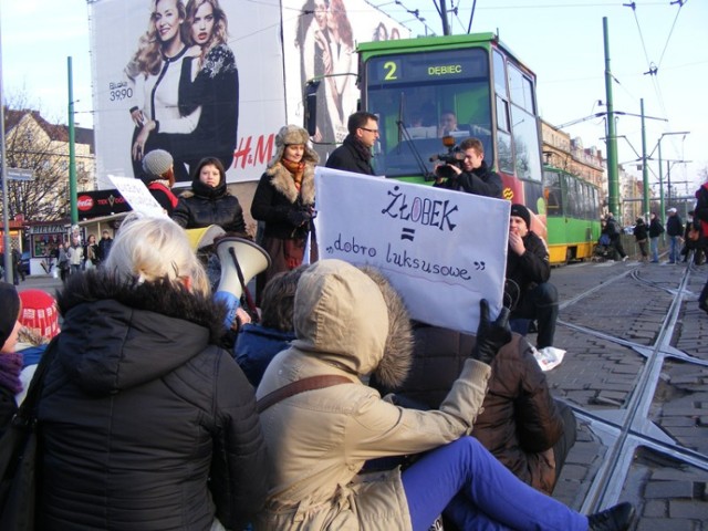 protest przeciwko podwyżkom w żłobkach