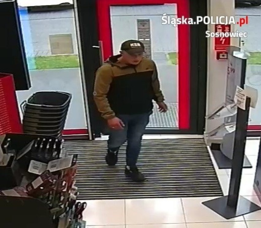 Ten mężczyzna jest poszukiwany w związku z kradzieżą perfum...