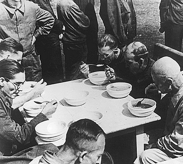 Obóz robotników przymusowych III Rzeszy około 1942 roku