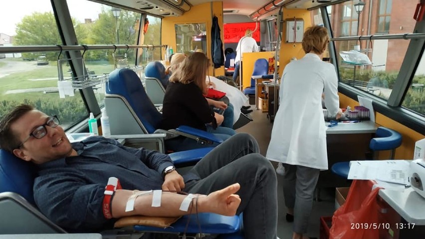 Święto patronat i zbiórka krwi w SP w Rydzynie