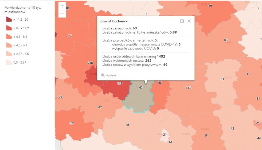 Koronawirus. Nowe zakażenia SARS-CoV-2 w Tarnowie oraz powiatach: tarnowskim, dąbrowskim, brzeskim i bocheńskim [AKTUALIZACJA 10.04]