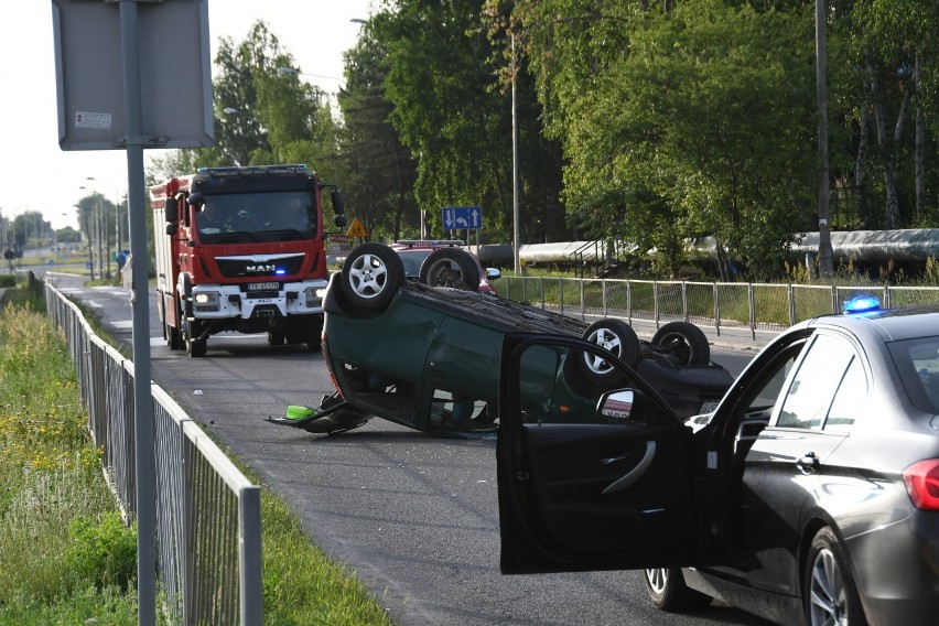 Tak wyglądało miejsce wypadku w niedzielę rano.